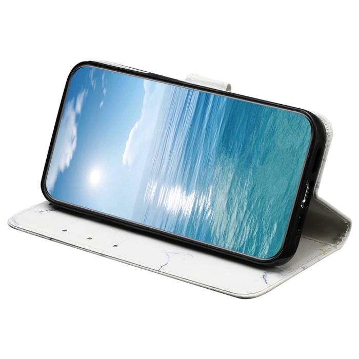 Bild 3, Samsung Galaxy S25 FE Fodral Med Tryck Vit Marmor