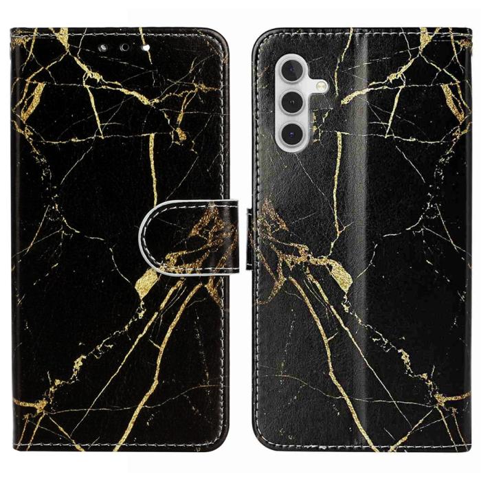 Bild 1, Samsung Galaxy S25 FE Fodral Med Tryck Svart Marmor