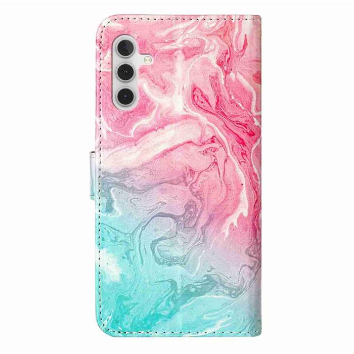 Bild 6, Samsung Galaxy S25 FE Fodral Med Tryck Rosa / Grön Marmor
