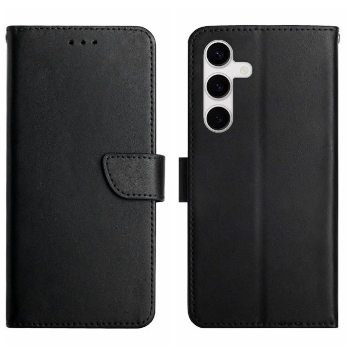Bild 1, Samsung Galaxy S25 FE Fodral Äkta Läder Svart