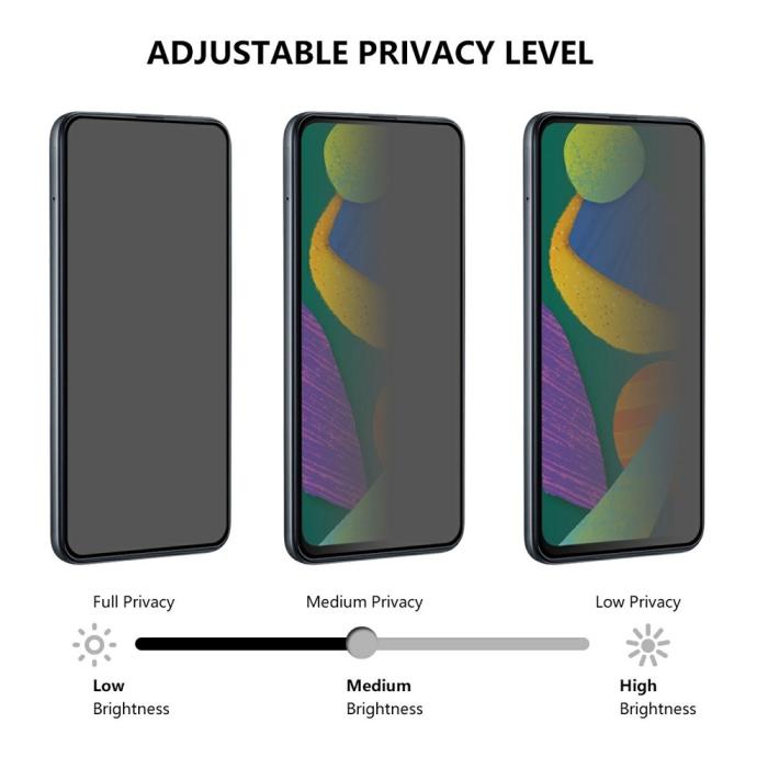 Bild 4, Samsung Galaxy A07 Skärmskydd Heltäckande Härdat Glas Privacy