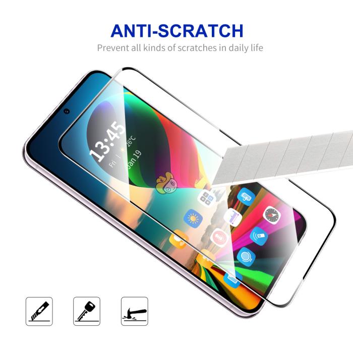 Bild 4, ENKAY Galaxy S25 FE 2-PACK Skärmskydd Heltäckande Härdat Glas