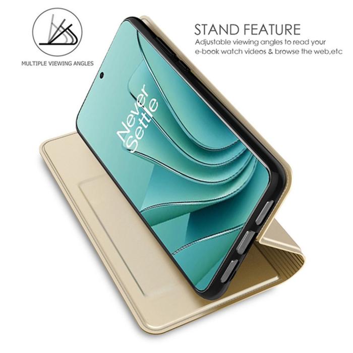 Bild 2, OnePlus Nord 5 5G Fodral Flip Läder Guld