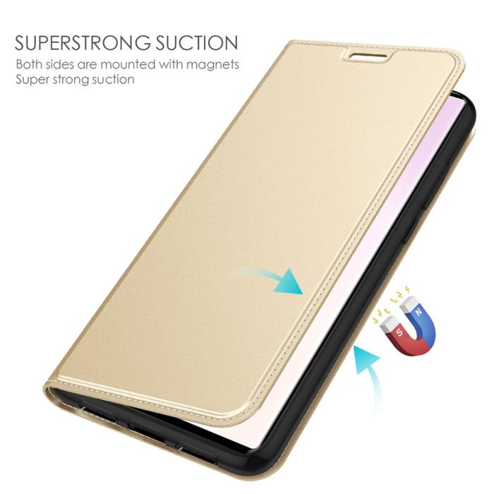 Bild 3, OnePlus Nord 5 5G Fodral Flip Läder Guld