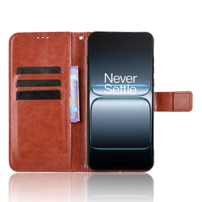 Bild 5, OnePlus Nord 5 5G Fodral Crazy Horse Läder Brun