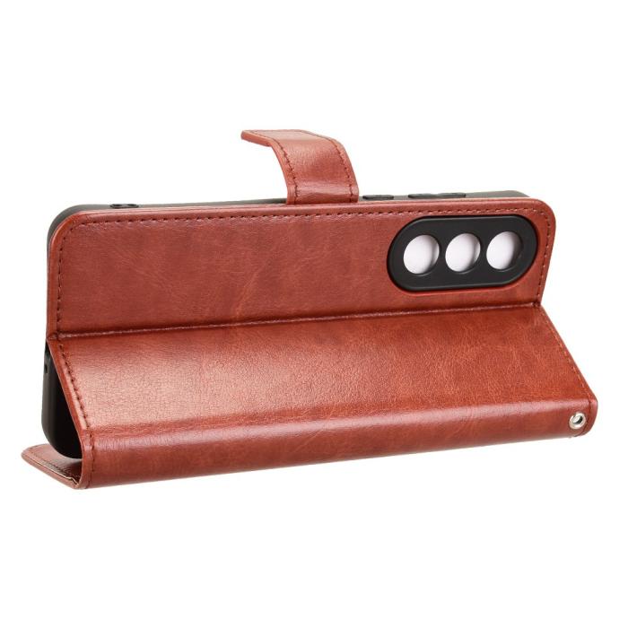 Bild 6, OnePlus Nord 5 5G Fodral Crazy Horse Läder Brun