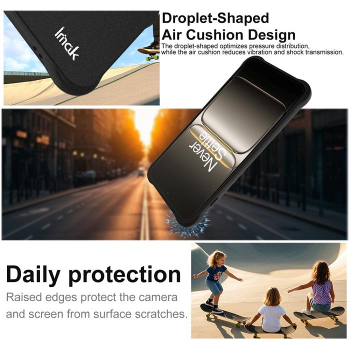 Bild 3, IMAK OnePlus Nord 5 5G Skal Airbag Shockproof TPU Svart
