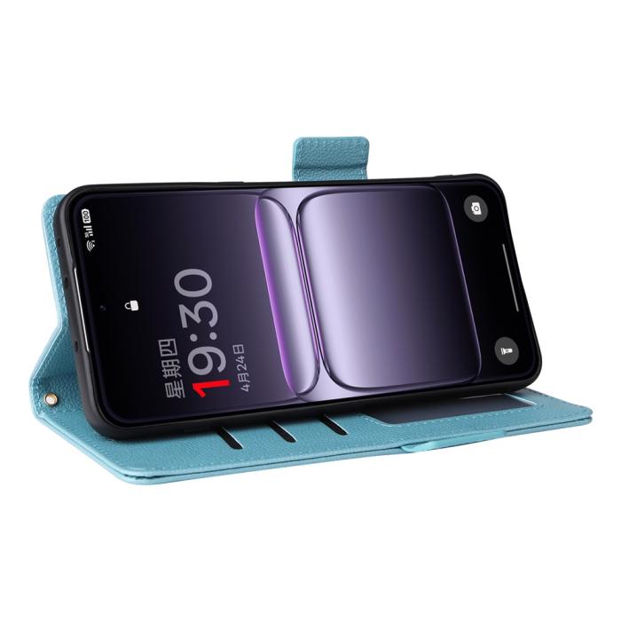 Bild 3, OnePlus Nord 5 5G Fodral Litchi Läder Blå