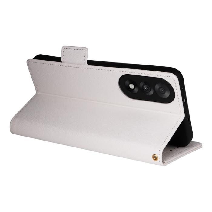 Bild 4, OnePlus Nord 5 5G Fodral Litchi Läder Vit