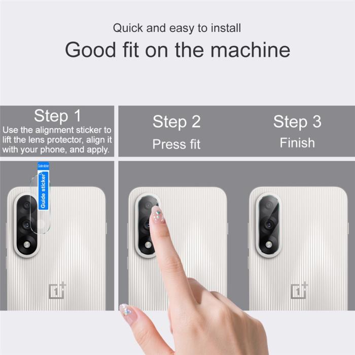 Bild 4, IMAK OnePlus Nord 5 5G Linsskydd Härdat Glas Transparent