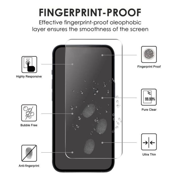 Bild 5, OnePlus Nord 5 5G Skärmskydd Heltäckande Härdat Glas
