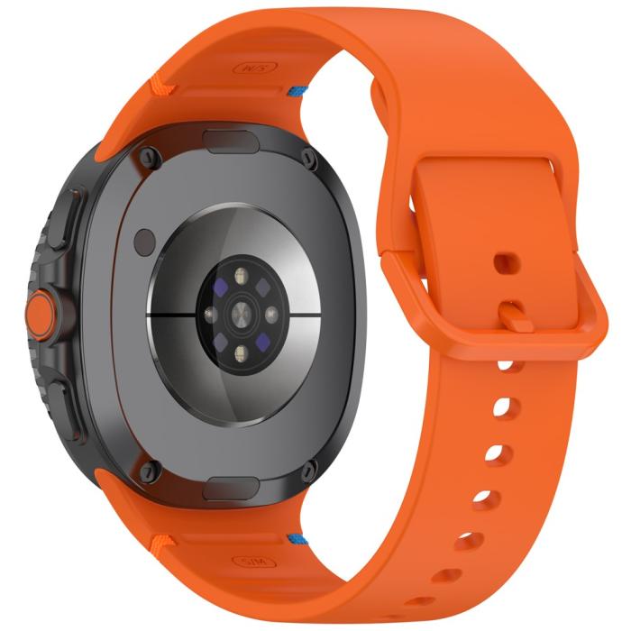 Bild 1, Galaxy Watch 8 46/44/40 mm Klockarmband Silkon Orange