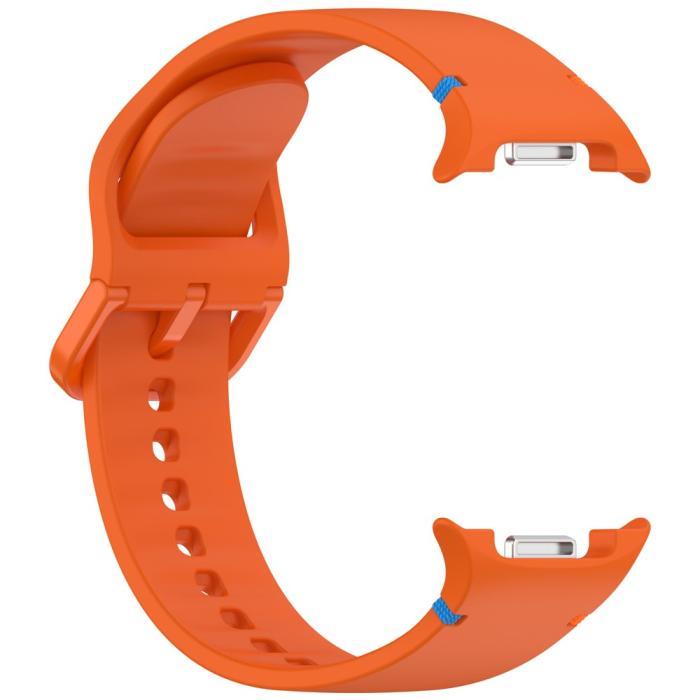 Bild 4, Galaxy Watch 8 46/44/40 mm Klockarmband Silkon Orange