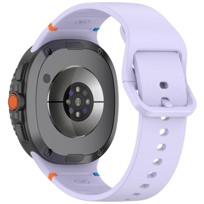 Bild 1, Galaxy Watch 8 46/44/40 mm Klockarmband Silkon Lila