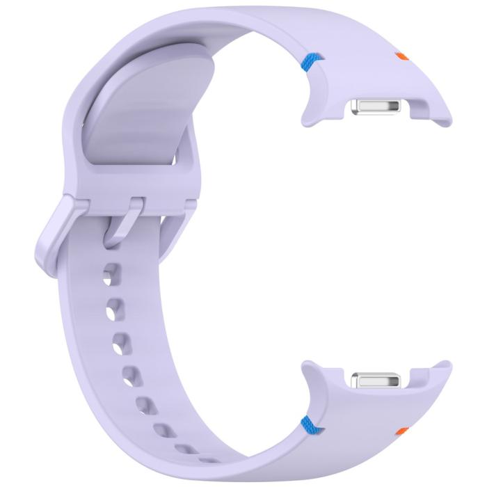 Bild 4, Galaxy Watch 8 46/44/40 mm Klockarmband Silkon Lila