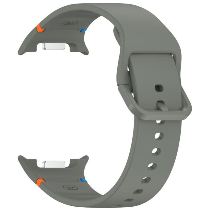 Bild 3, Galaxy Watch 8 46/44/40 mm Klockarmband Silkon Militär Grön