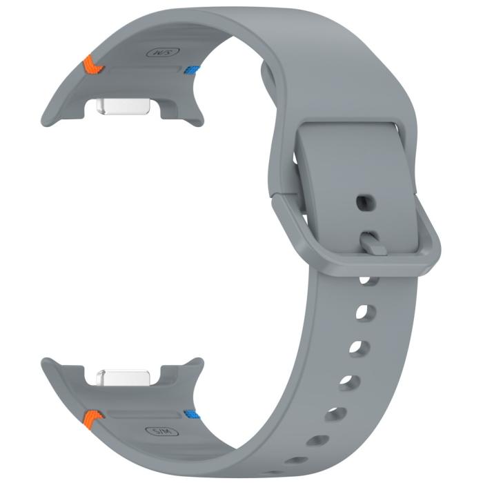 Bild 3, Galaxy Watch 8 46/44/40 mm Klockarmband Silkon Grå