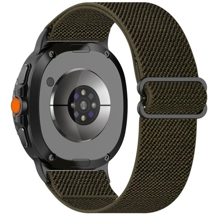 Bild 1, Galaxy Watch 8 46/44/40 mm Armband Justerbart Nylon