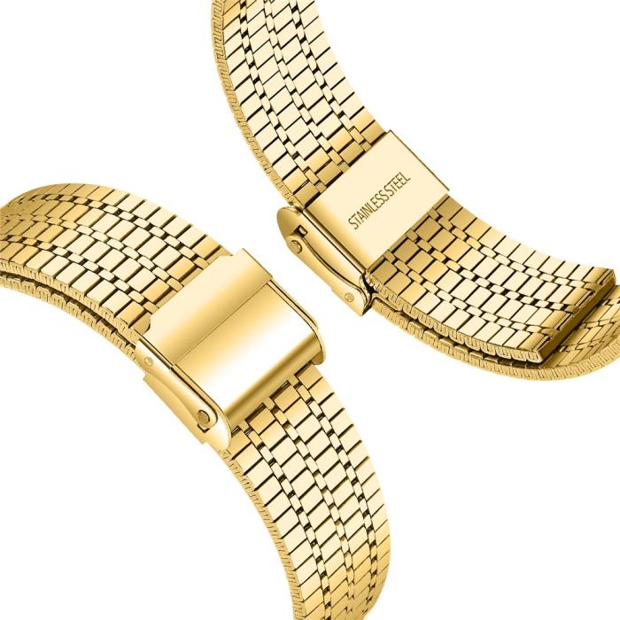 Bild 3, Galaxy Watch 8 46/44/40 mm Armband Rostfritt Stål Guld