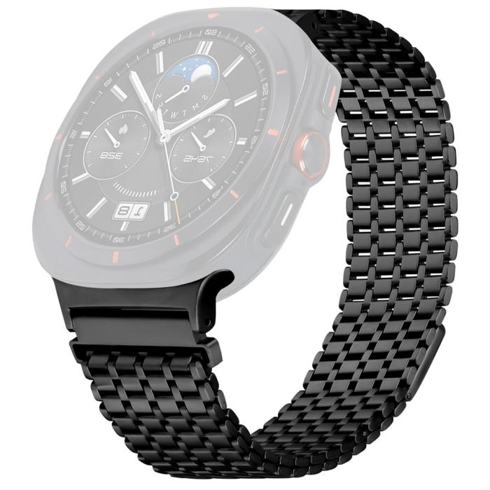 Bild 1, Galaxy Watch 8 46/44/40 mm Armband Magnetisk Loop Svart