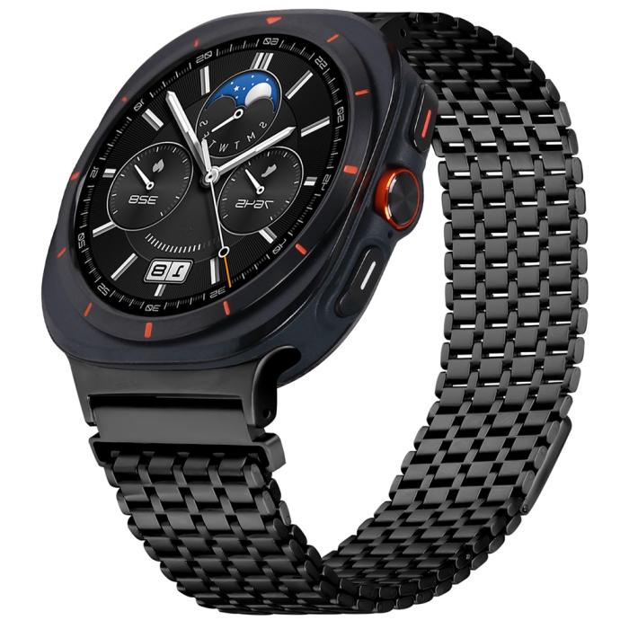 Bild 2, Galaxy Watch 8 46/44/40 mm Armband Magnetisk Loop Svart
