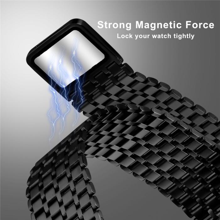 Bild 5, Galaxy Watch 8 46/44/40 mm Armband Magnetisk Loop Svart
