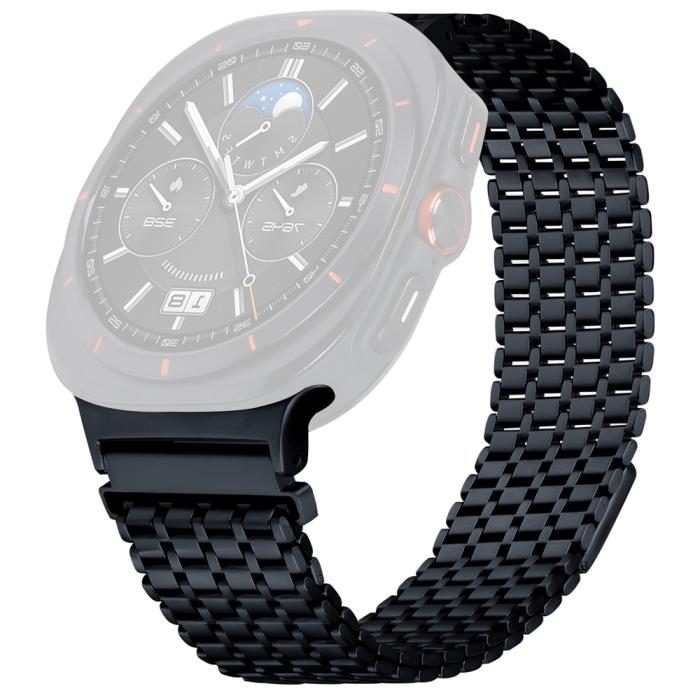 Bild 1, Galaxy Watch 8 46/44/40 mm Armband Magnetisk Loop Grå