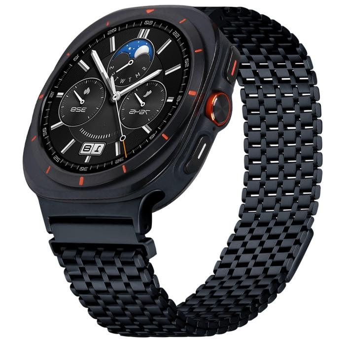 Bild 2, Galaxy Watch 8 46/44/40 mm Armband Magnetisk Loop Grå