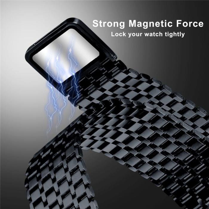 Bild 5, Galaxy Watch 8 46/44/40 mm Armband Magnetisk Loop Grå