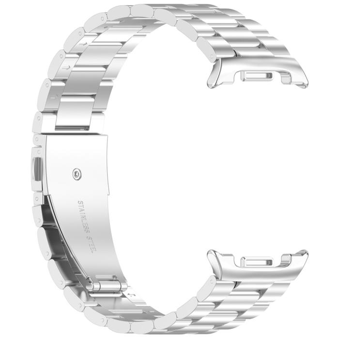 Bild 2, Galaxy Watch 8 46/44/40 mm Armband Rostfritt Stål Silver