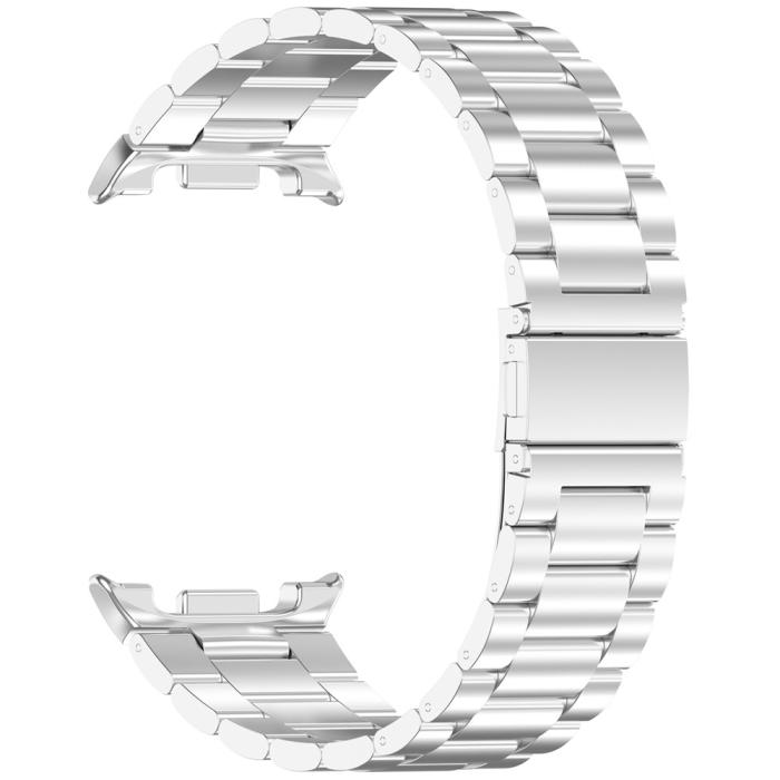 Bild 3, Galaxy Watch 8 46/44/40 mm Armband Rostfritt Stål Silver