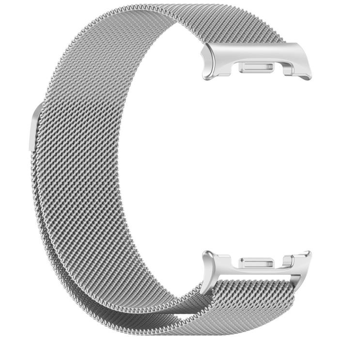 Bild 3, Galaxy Watch 8 46/44/40 mm Armband Milanese Loop Silver
