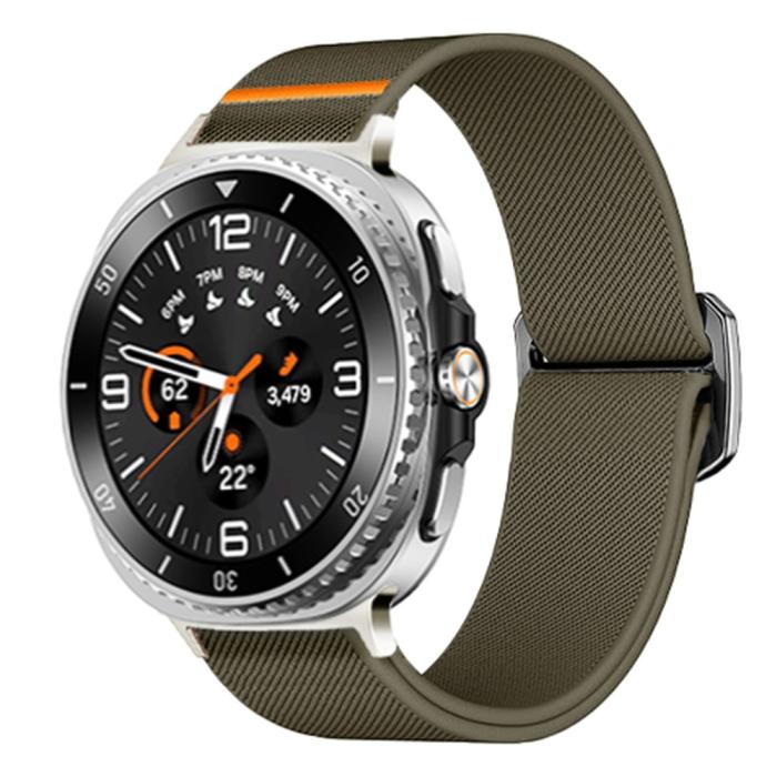 Bild 2, Galaxy Watch 8 46/44/40 mm Armband Justerbart Nylon