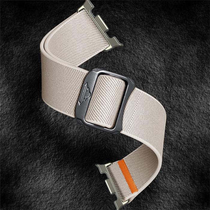 Bild 3, Galaxy Watch 8 46/44/40 mm Armband Justerbart Nylon Starlight