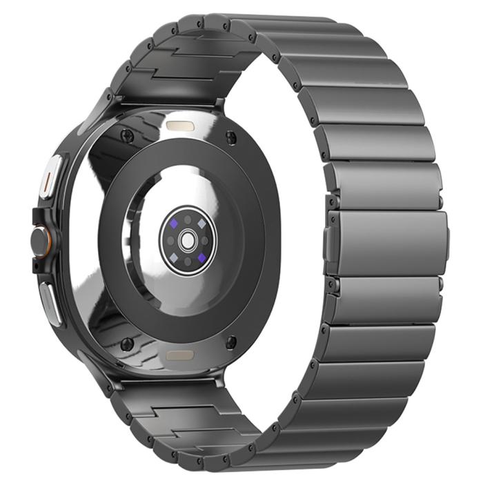 Bild 1, Samsung Galaxy Watch 8 46/44/40 mm Armband Metall Grå