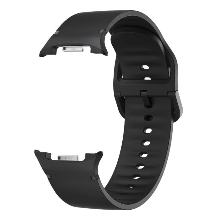 Bild 1, KALEBOL Galaxy Watch 8 46/44/40 mm Armband Silikon Svart