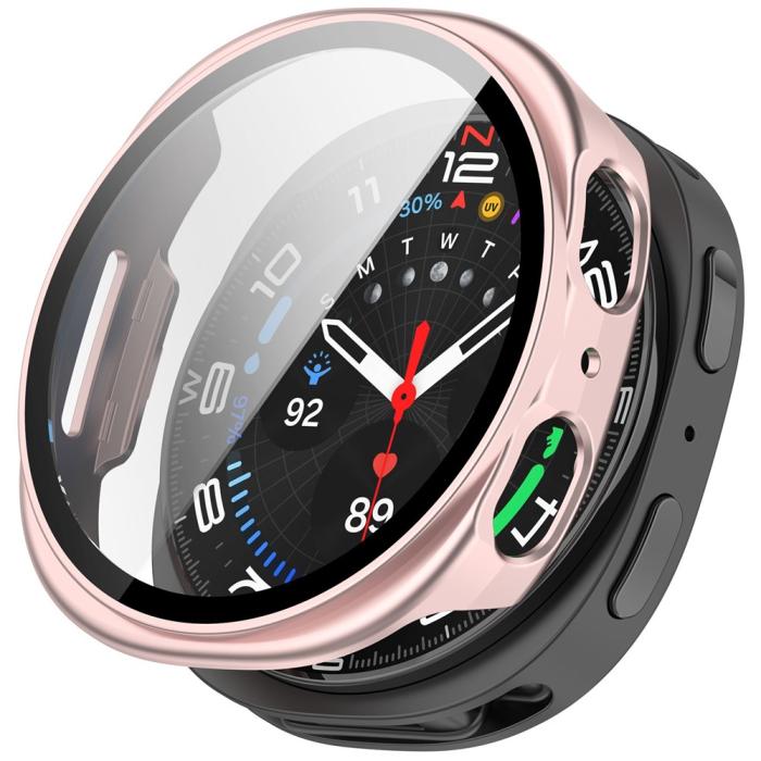 Bild 1, Samsung Galaxy Watch 8 44 mm Skal Med Skärmskydd Rosa
