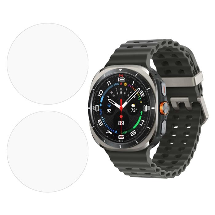 Bild 1, Galaxy Watch 8 46 mm 2-PACK Skärmskydd Härdat Glas