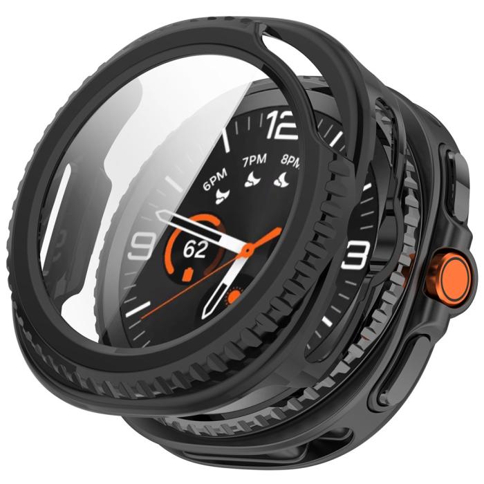 Bild 1, Samsung Galaxy Watch 8 46 mm Skal Med Skärmskydd Svart