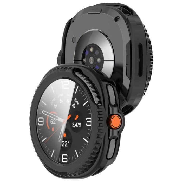 Bild 6, Samsung Galaxy Watch 8 46 mm Skal Med Skärmskydd Svart