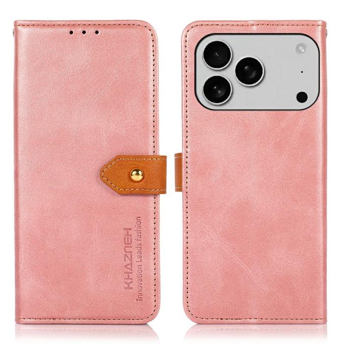 Bild 1, KHAZNEH iPhone 17 Pro Fodral Dual Color Roséguld