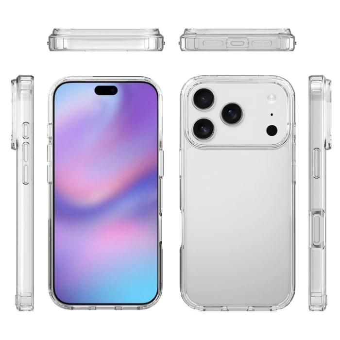 Bild 2, iPhone 17 Pro Skal Shockproof Hybrid Transparent