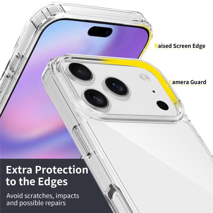 Bild 3, iPhone 17 Pro Skal Shockproof Hybrid Transparent