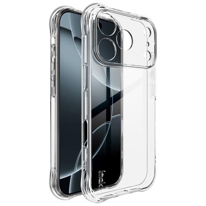 Bild 1, IMAK iPhone 17 Pro Skal TPU AirBag Shockproof Svart