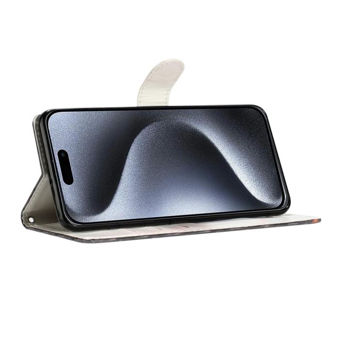 Bild 3, iPhone 17 Pro Fodral Med Tryck Blå Marmor