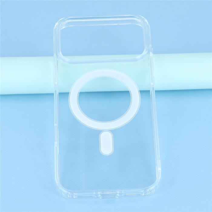 Bild 2, iPhone 17 Pro Skal MagSafe Hybrid Transparent
