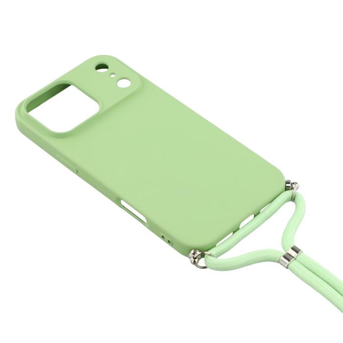 Bild 3, iPhone 17 Pro Skal Med Mobilsnöre TPU Grön