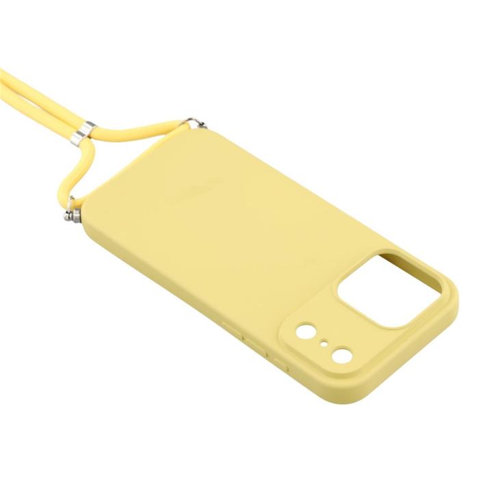 Bild 4, iPhone 17 Pro Skal Med Mobilsnöre TPU Gul