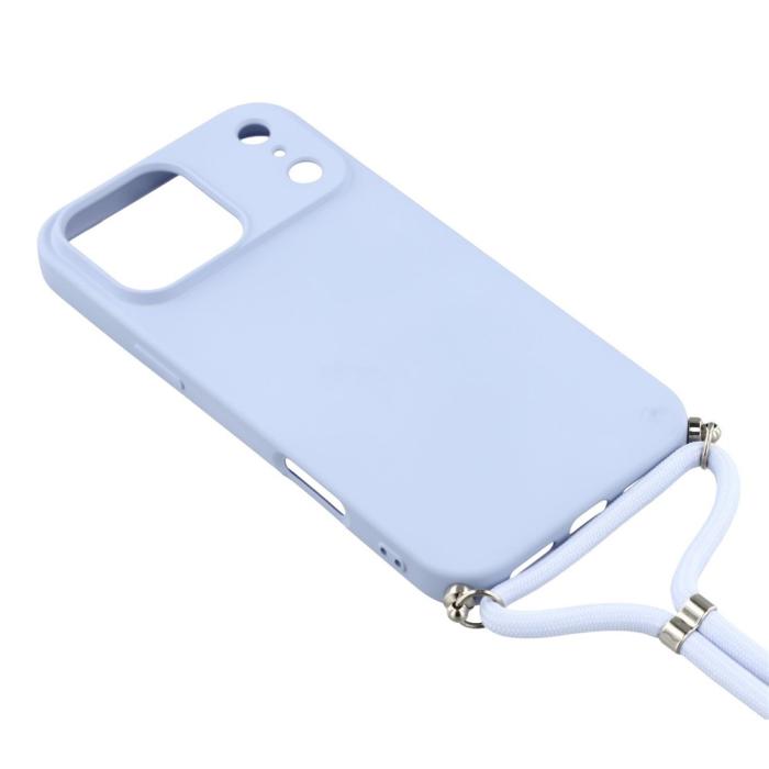 Bild 3, iPhone 17 Pro Skal Med Mobilsnöre TPU Lila