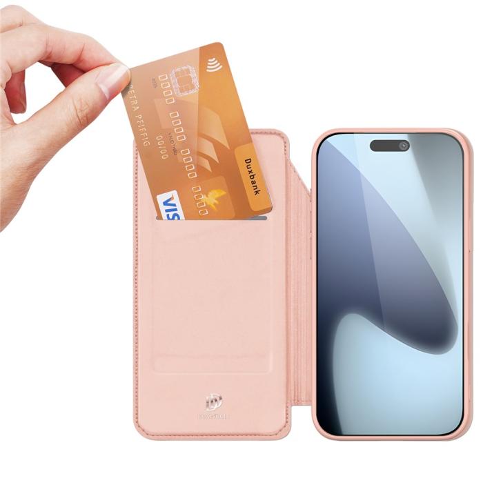 Bild 2, DUX DUCIS iPhone 17 Pro Fodral Skin Pro Roséguld